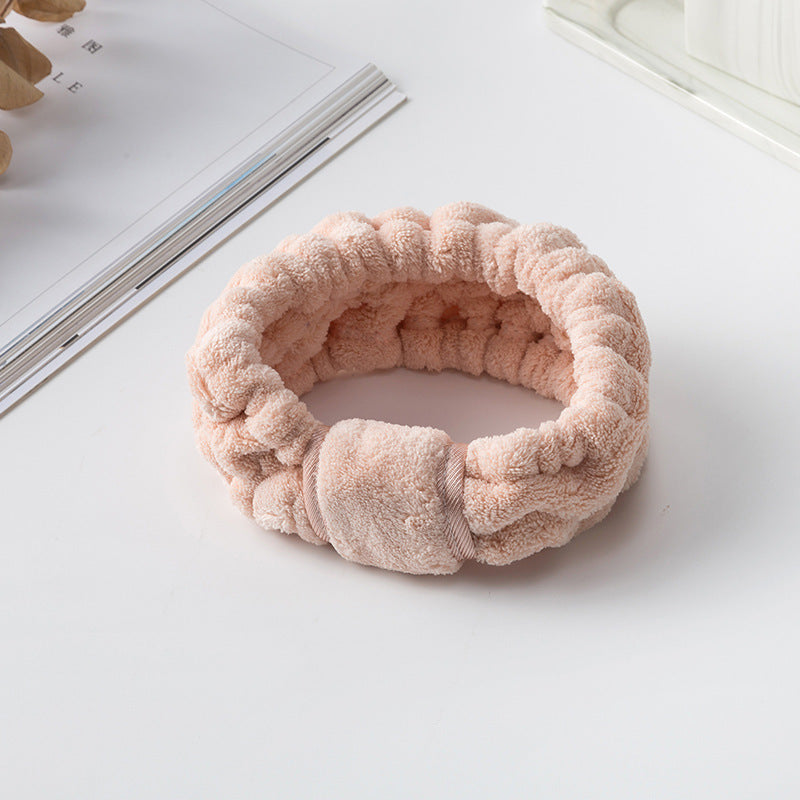 Coral Fleece Spa & Face Wash Headband