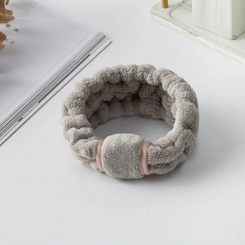 Coral Fleece Spa & Face Wash Headband