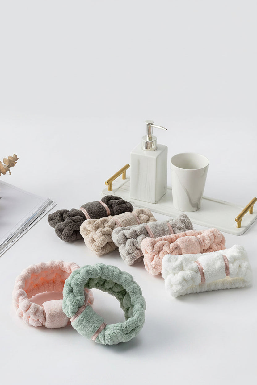 Coral Fleece Spa & Face Wash Headband