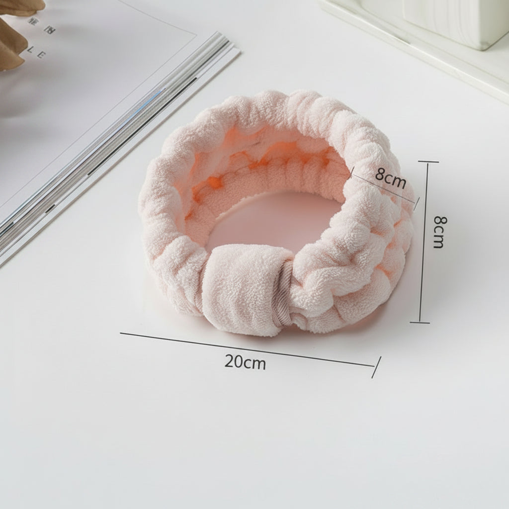Coral Fleece Spa & Face Wash Headband