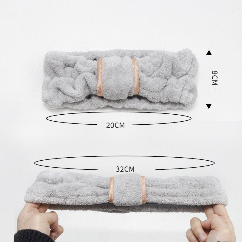 Coral Fleece Spa & Face Wash Headband