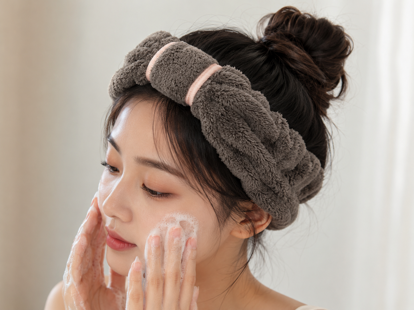 Coral Fleece Spa & Face Wash Headband