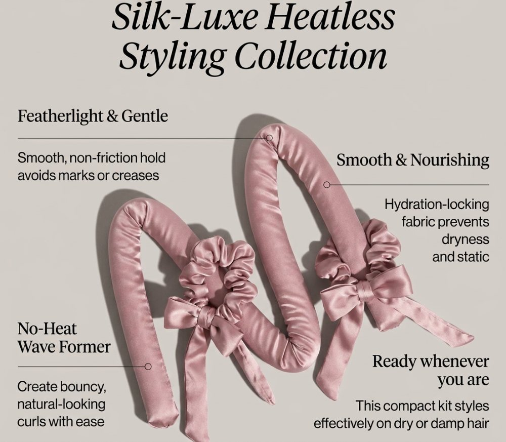 Heatless Overnight Curling Kit