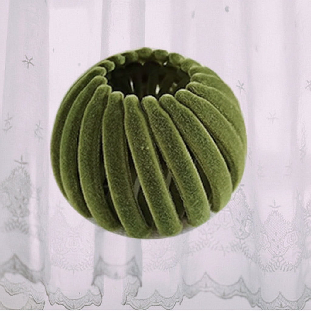 Velvet Bird's Nest Hair Scrunchie